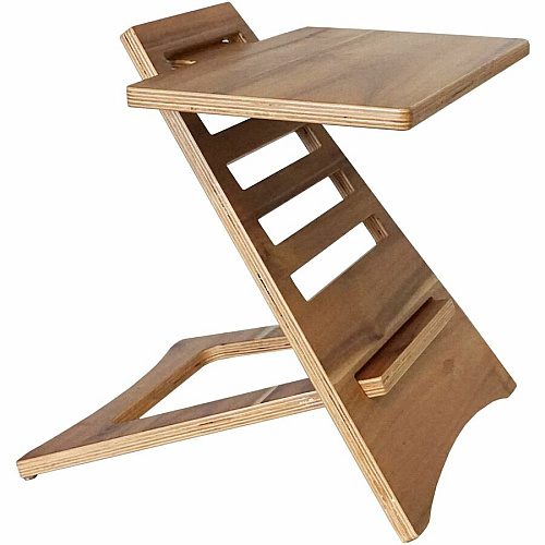 Victor High Rise Laptop Riser 10 lb Load Capacity - 16.50" Height x 17" Width - Acacia Wood - Natural (DC150A)