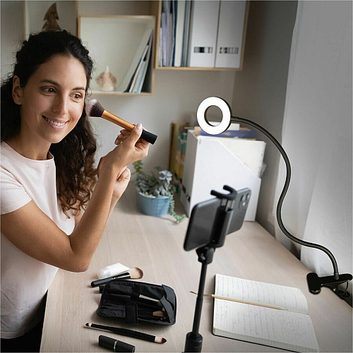 OttLite Capture Clip-On LED Ring Light Clip-on - Black (CSJ36G5W)
