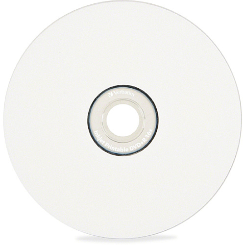 Verbatim DVD Recordable Media - DVD+R - 16x - 4.70 GB - 100 / Pack - Retail - White 120mm - Printable (95145)