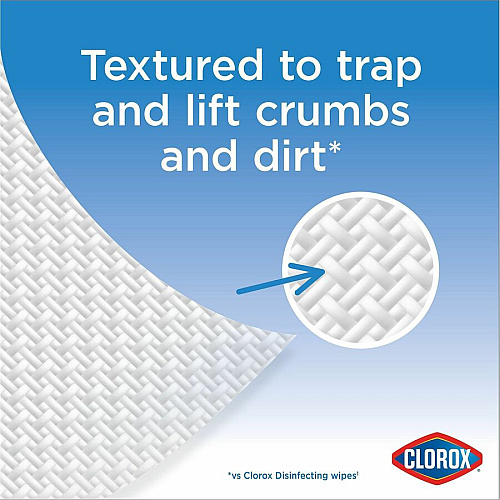 Clorox Multipurpose Paper Towel Wipes Lemon Verbena Scent - Pre-moistened, Textured, Residue-free - White - 75 Tub - 1 Each (32578)