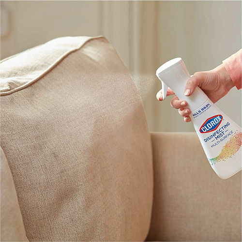 Clorox Disinfecting, Sanitizing, and Antibacterial Mist 16 fl oz (0.5 quart) - Eucalyptus Peppermint Scent - Non-aerosol, Bleach-free - White - 1 Each (60156)