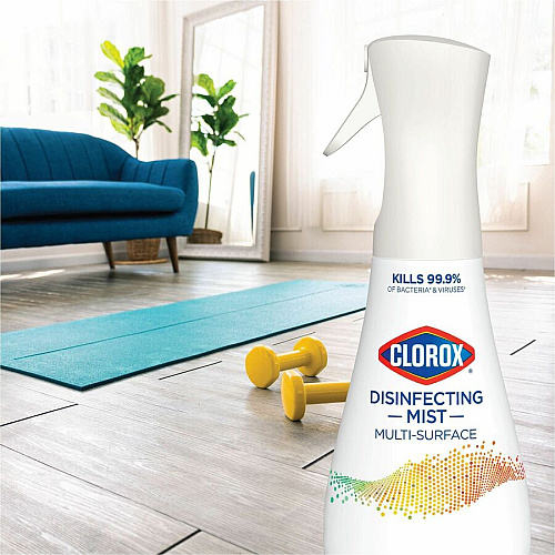 Clorox Disinfecting, Sanitizing, and Antibacterial Mist 16 fl oz (0.5 quart) - Eucalyptus Peppermint Scent - Non-aerosol, Bleach-free - White - 1 Each (60156)