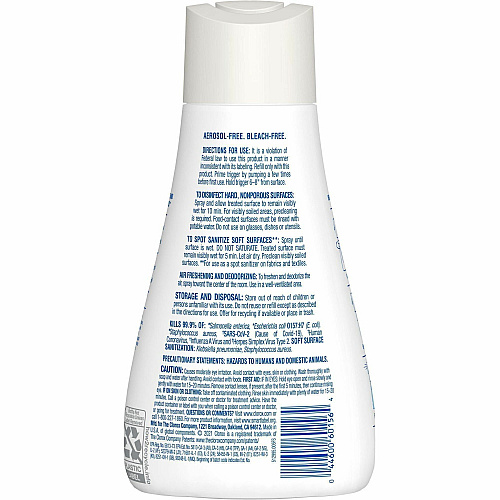Clorox Disinfecting, Sanitizing, and Antibacterial Mist 16 fl oz (0.5 quart) - Eucalyptus Peppermint Scent - Non-aerosol, Bleach-free - White - 1 Each (60156)