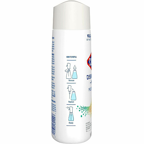 Clorox Disinfecting, Sanitizing, and Antibacterial Mist 16 fl oz (0.5 quart) - Lemongrass Mandarin Scent - Non-aerosol, Bleach-free - White - 1 Each (60155)