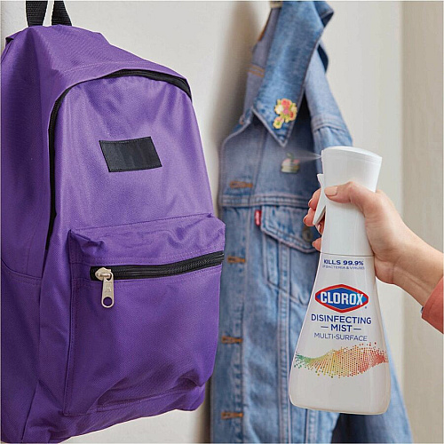 Clorox Disinfecting, Sanitizing, and Antibacterial Mist 16 fl oz (0.5 quart) - Eucalyptus Peppermint Scent - Non-aerosol, Bleach-free - White - 1 Each (60152)
