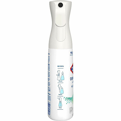 Clorox Disinfecting, Sanitizing, and Antibacterial Mist 16 fl oz (0.5 quart) - Eucalyptus Peppermint Scent - Non-aerosol, Bleach-free - White - 1 Each (60152)