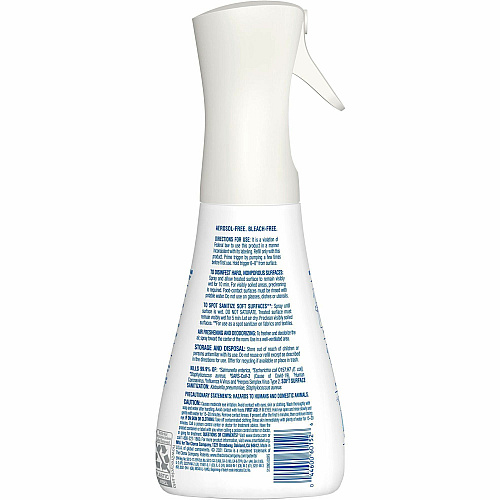 Clorox Disinfecting, Sanitizing, and Antibacterial Mist 16 fl oz (0.5 quart) - Eucalyptus Peppermint Scent - Non-aerosol, Bleach-free - White - 1 Each (60152)