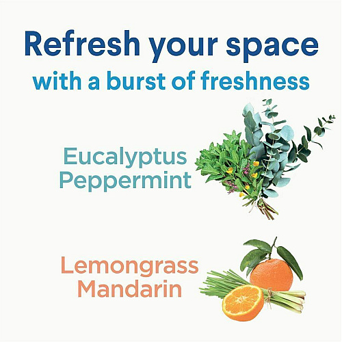 Clorox Disinfecting, Sanitizing, and Antibacterial Mist 16 fl oz (0.5 quart) - Eucalyptus Peppermint Scent - Non-aerosol, Bleach-free - White - 1 Each (60152)