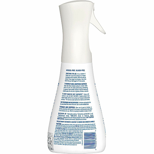 Clorox Disinfecting, Sanitizing, and Antibacterial Mist 16 fl oz (0.5 quart) - Lemongrass Mandarin Scent - Non-aerosol, Bleach-free - White - 1 Each (60151)