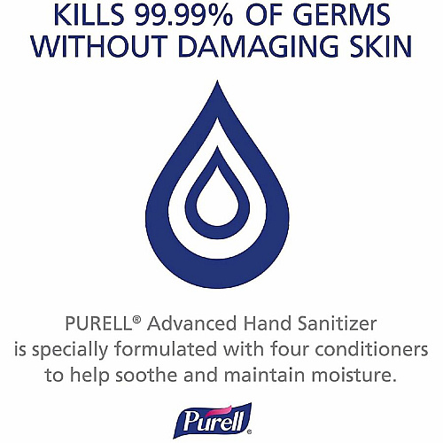 PURELL&reg; Advanced Hand Sanitizer Gel 1.59 quart - Pump Bottle Dispenser - Kill Germs - Hand, Reception, Classroom, Outdoor, Medical - Clear - Paraben-free, Phthalate-free, Preservative-free, Anti-irritant - 1 Each (501504)