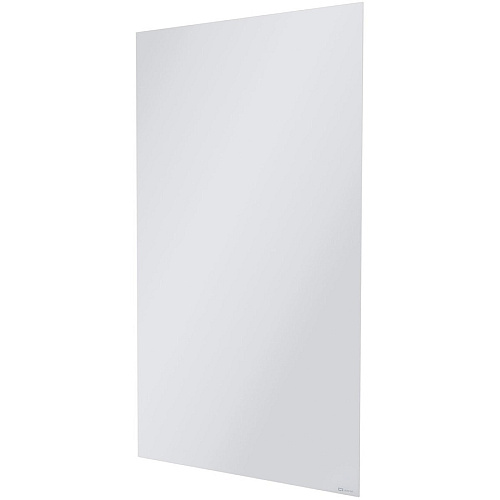 Quartet InvisaMount Vertical Glass Dry-Erase Board - 48x85 85" (7.1 ft) Width x 48" (4 ft) Height - White Glass Surface - Rectangle - Vertical - Magnetic - 1 Each (Q014885IMW)