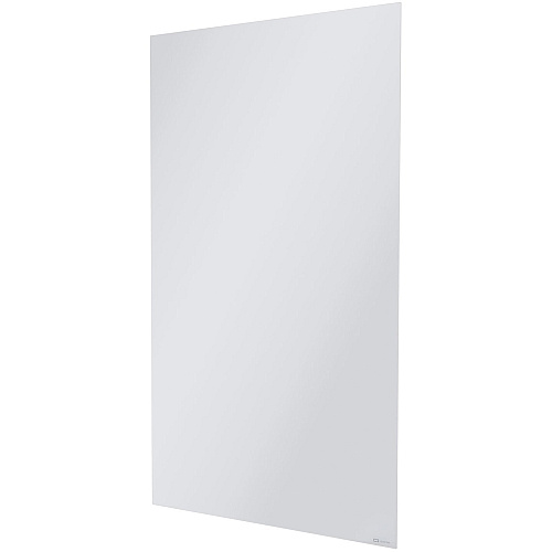 Quartet InvisaMount Vertical Glass Dry-Erase Board - 48x85 85" (7.1 ft) Width x 48" (4 ft) Height - White Glass Surface - Rectangle - Vertical - Magnetic - 1 Each (Q014885IMW)