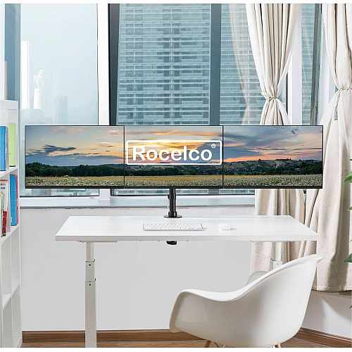 Rocelco RDM3 Desk Mount for LCD Monitor, LED Monitor, Display Stand