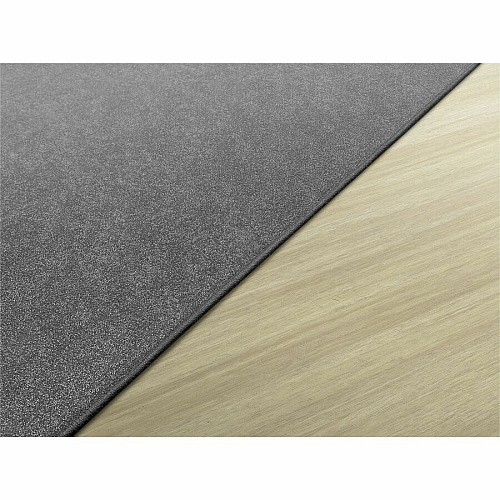 Flagship Carpets Amerisoft Solid Color Rug 12 ft Length x 12 ft Width - Square - Gray - Nylon, Polyester - 1 Each (TS70GY)