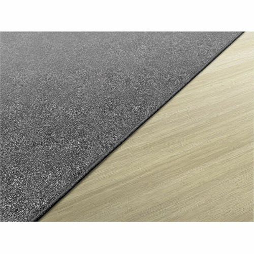 Flagship Carpets Amerisoft Solid Color Rug 15 ft Length x 12 ft Width - Rectangle - Gray - Nylon, Polyester - 1 Each (TS76GY)
