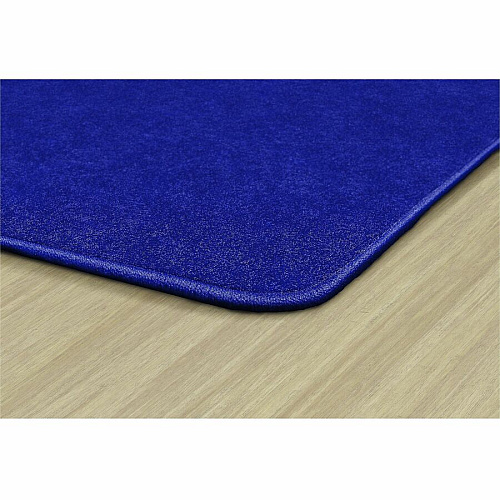 Flagship Carpets Amerisoft Solid Color Rug 12 ft Length x 12 ft Width - Square - Royal Blue - Nylon, Polyester - 1 Each (TS70RB)