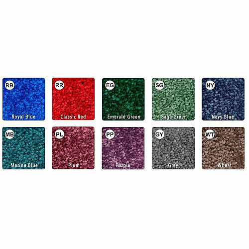 Flagship Carpets Amerisoft Solid Color Rug 12 ft Length x 12 ft Width - Square - Royal Blue - Nylon, Polyester - 1 Each (TS70RB)