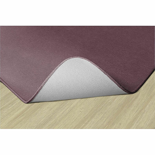 Flagship Carpets Amerisoft Solid Color Rug 18 ft Length x 12 ft Width - Rectangle - Plum - Nylon, Polyester - 1 Each (TS80PL)