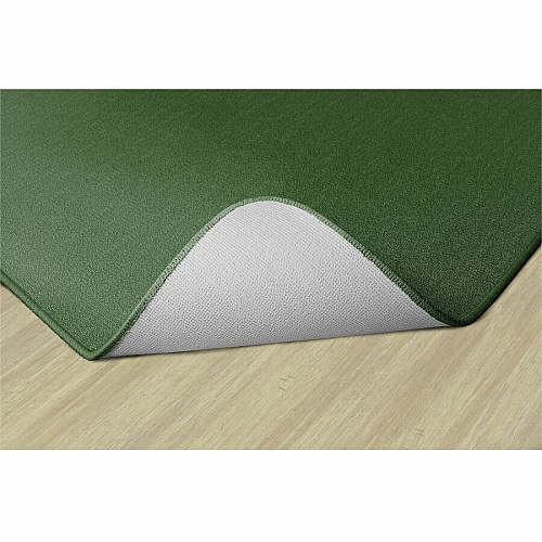 Flagship Carpets Americolors Solid Color Rug Floor Rug - Traditional - 72" Length x 48" Width - Rectangle - Clover - Nylon, Yarn - 1 Each (AS22CL)