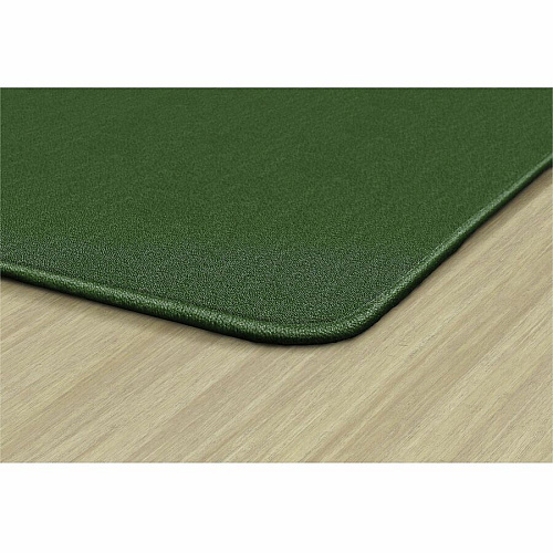 Flagship Carpets Americolors Solid Color Rug Floor Rug - Traditional - 72" Length x 48" Width - Rectangle - Clover - Nylon, Yarn - 1 Each (AS22CL)
