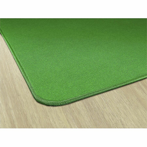 Flagship Carpets Ameristrong Solid Color Rug Floor Rug - Traditional - 72" Length x 72" Width - Square - Lime Green - Nylon - 1 Each (BS26LG)