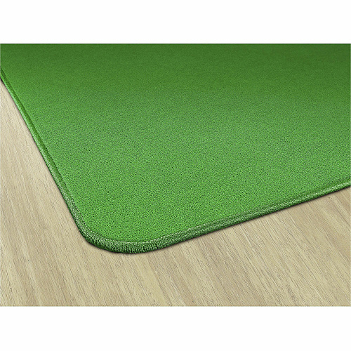 Flagship Carpets Ameristrong Solid Color Rug Floor Rug - Traditional - 72" Length x 72" Width - Square - Lime Green - Nylon - 1 Each (BS26LG)