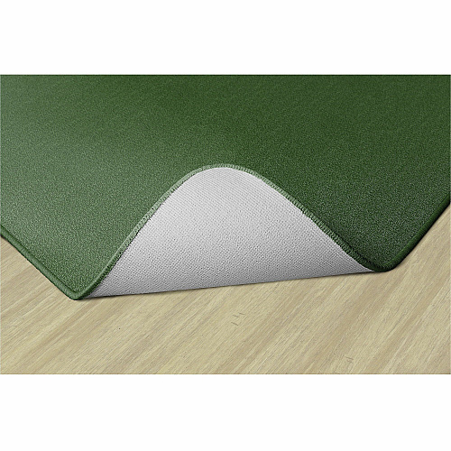 Flagship Carpets Americolors Solid Color Rug Floor Rug - Traditional - 18 ft Length x 12 ft Width - Rectangle - Clover - Nylon, Yarn - 1 Each (AS80CL)
