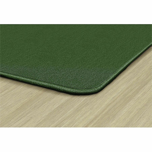 Flagship Carpets Americolors Solid Color Rug Floor Rug - Traditional - 18 ft Length x 12 ft Width - Rectangle - Clover - Nylon, Yarn - 1 Each (AS80CL)