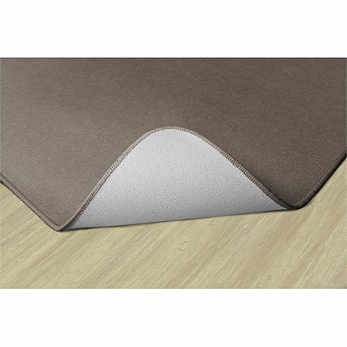 Flagship Carpets Americolors Solid Color Rug Floor Rug - Traditional - 72" Length x 48" Width - Rectangle - Almond - Nylon - 1 Each (BS22AL)