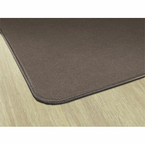 Flagship Carpets Americolors Solid Color Rug Floor Rug - Traditional - 72" Length x 48" Width - Rectangle - Almond - Nylon - 1 Each (BS22AL)