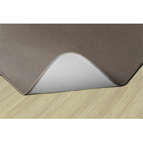Flagship Carpets Ameristrong Solid Color Rug Floor Rug - Traditional - 72" Length x 72" Width - Square - Almond - Nylon - 1 Each (BS26AL)