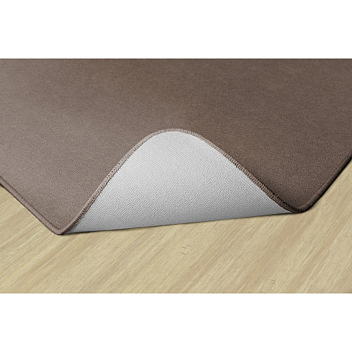 Flagship Carpets Ameristrong Solid Color Rug Floor Rug - Traditional - 108" Length x 72" Width - Rectangle - Almond - Nylon - 1 Each (BS34AL)