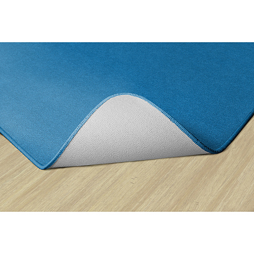 Flagship Carpets Ameristrong Solid Color Rug Floor Rug - Traditional - 12 ft Length x 12 ft Width - Square - Blue Bird - Fiber, Nylon - 1 Each (BS70BB)