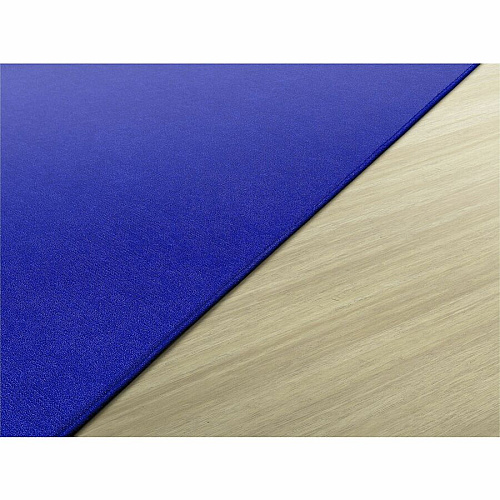 Flagship Carpets Americolors Solid Color Rug Floor Rug - Traditional - 72" Length x 48" Width - Rectangle - Royal Blue - Nylon - 1 Each (BS22RB)