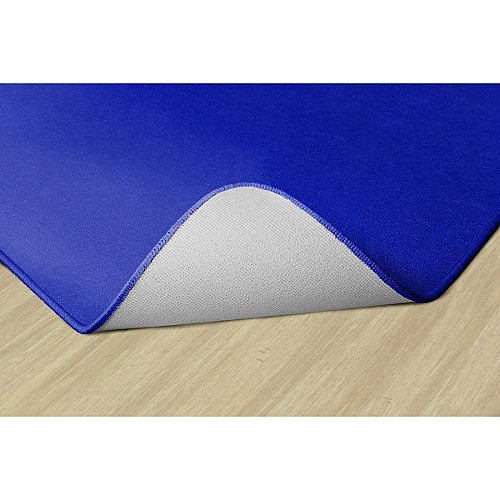 Flagship Carpets Ameristrong Solid Color Rug Floor Rug - Traditional - 12 ft Length x 15 ft Width - Rectangle - Royal Blue - Fiber, Nylon - 1 Each (BS76RB)