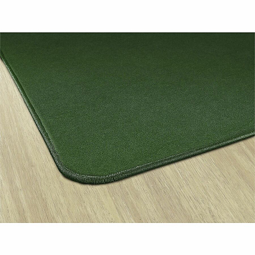 Flagship Carpets Americolors Solid Color Rug Floor Rug - Traditional - 72" Length x 48" Width - Rectangle - Clover - Nylon - 1 Each (BS22CL)