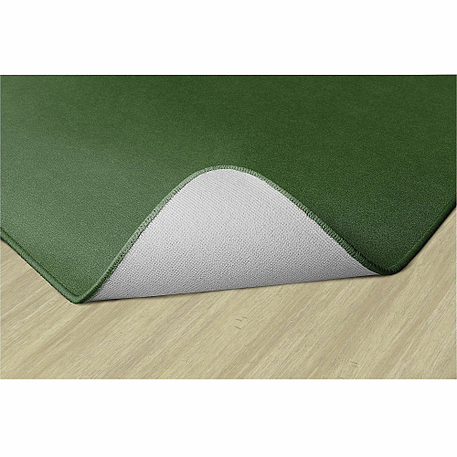 Flagship Carpets Ameristrong Solid Color Rug Floor Rug - Traditional - 12 ft Length x 91.20" Width - Rectangle - Clover - Nylon - 1 Each (BS44CL)