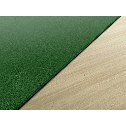 Flagship Carpets Ameristrong Solid Color Rug Traditional - 12 ft Length x 18 ft Width - Rectangle - Clover - Fiber, Nylon - 1 Each (BS80CL)