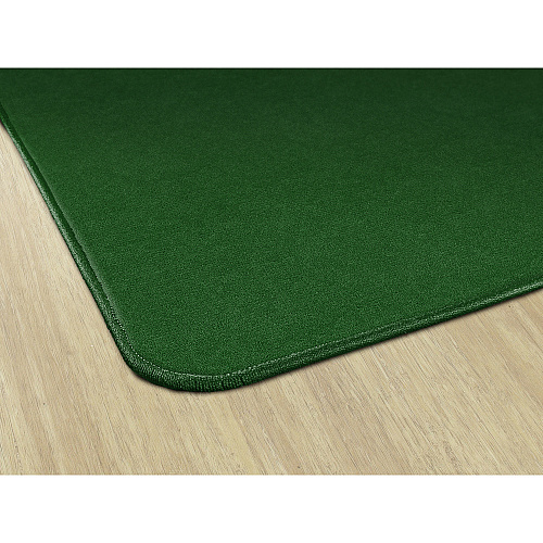 Flagship Carpets Ameristrong Solid Color Rug Traditional - 12 ft Length x 18 ft Width - Rectangle - Clover - Fiber, Nylon - 1 Each (BS80CL)