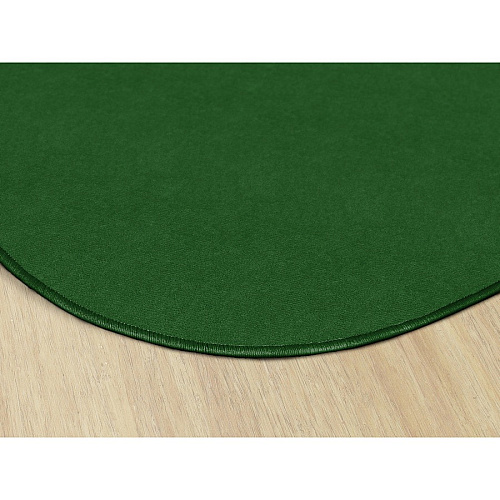 Flagship Carpets Ameristrong Solid Color Rug Floor Rug - Traditional - 91.20" Length x 12 ft Width - Oval - Clover - Fiber, Nylon - 1 Each (BS45CL)