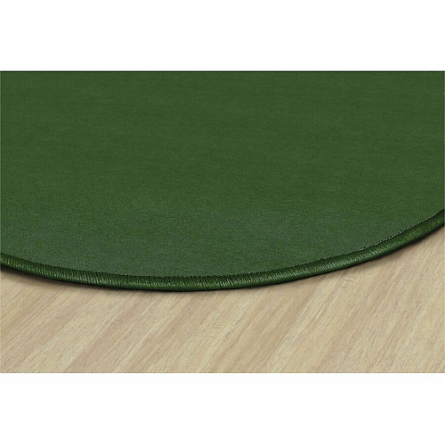 Flagship Carpets Ameristrong Solid Color Rug Floor Rug - Traditional - 91.20" Length x 12 ft Width - Oval - Clover - Fiber, Nylon - 1 Each (BS45CL)