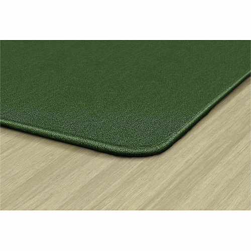 Flagship Carpets Americolors Solid Color Rug Floor Rug - Traditional - 15 ft Length x 12 ft Width - Rectangle - Clover - Nylon, Yarn - 1 Each (AS76CL)