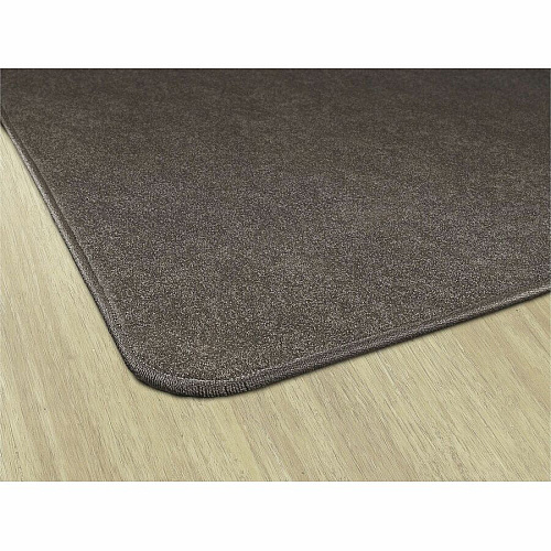 Flagship Carpets Amerisoft Solid Color Rug 12 ft Length x 90" Width - Rectangle - Wheat - Nylon, Polyester - 1 Each (TS44WT)