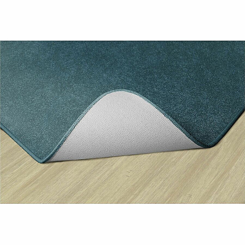 Flagship Carpets Amerisoft Solid Color Rug 12 ft Length x 12 ft Width - Square - Marine Blue - Nylon, Polyester - 1 Each (TS70MB)