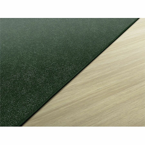 Flagship Carpets Amerisoft Solid Color Rug 12 ft Length x 12 ft Width - Square - Emerald Green - Nylon, Polyester - 1 Each (TS70EG)