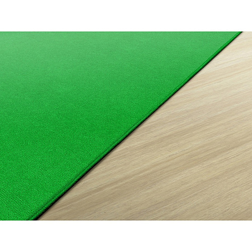 Flagship Carpets Ameristrong Solid Color Rug Traditional - 12 ft Length x 15 ft Width - Rectangle - Lime Green - Fiber, Nylon - 1 Each (BS76LG)
