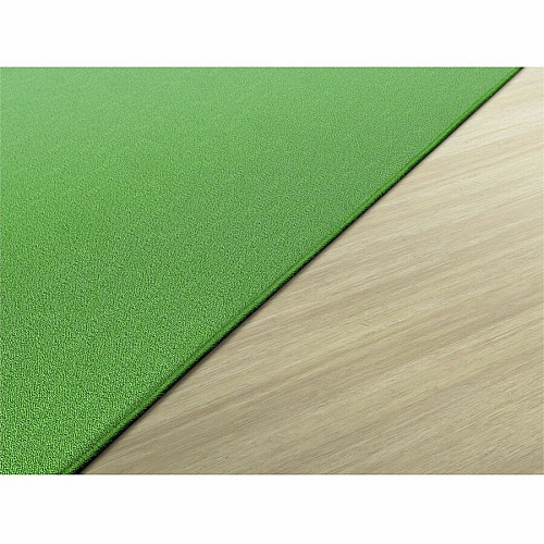 Flagship Carpets Americolors Solid Color Rug Floor Rug - Traditional - 72" Length x 48" Width - Rectangle - Lime Green - Nylon, Yarn - 1 Each (AS22LG)