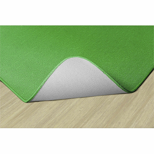 Flagship Carpets Classic Solid Color 6' Square Rug Floor Rug - Traditional - 72" Length x 72" Width - Square - Lime Green - Nylon, Yarn - 1 Each (AS26LG)