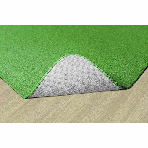 Flagship Carpets Ameristrong Solid Color Rug Floor Rug - Traditional - 108" Length x 72" Width - Rectangle - Lime Green - Nylon - 1 Each (BS34LG)
