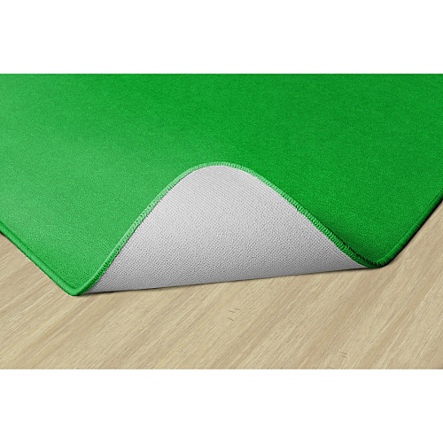 Flagship Carpets Ameristrong Solid Color Rug Traditional - 12 ft Length x 12 ft Width - Square - Lime Green - Fiber, Nylon - 1 Each (BS70LG)